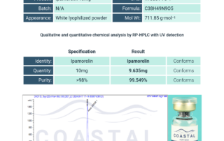 Ipamorelin Chromate Report - 10mg