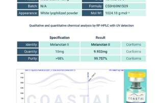 Coastal Peptides: MT2 Peptide - 10mg