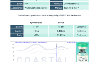 PT-141 Chromate Report - 10mg