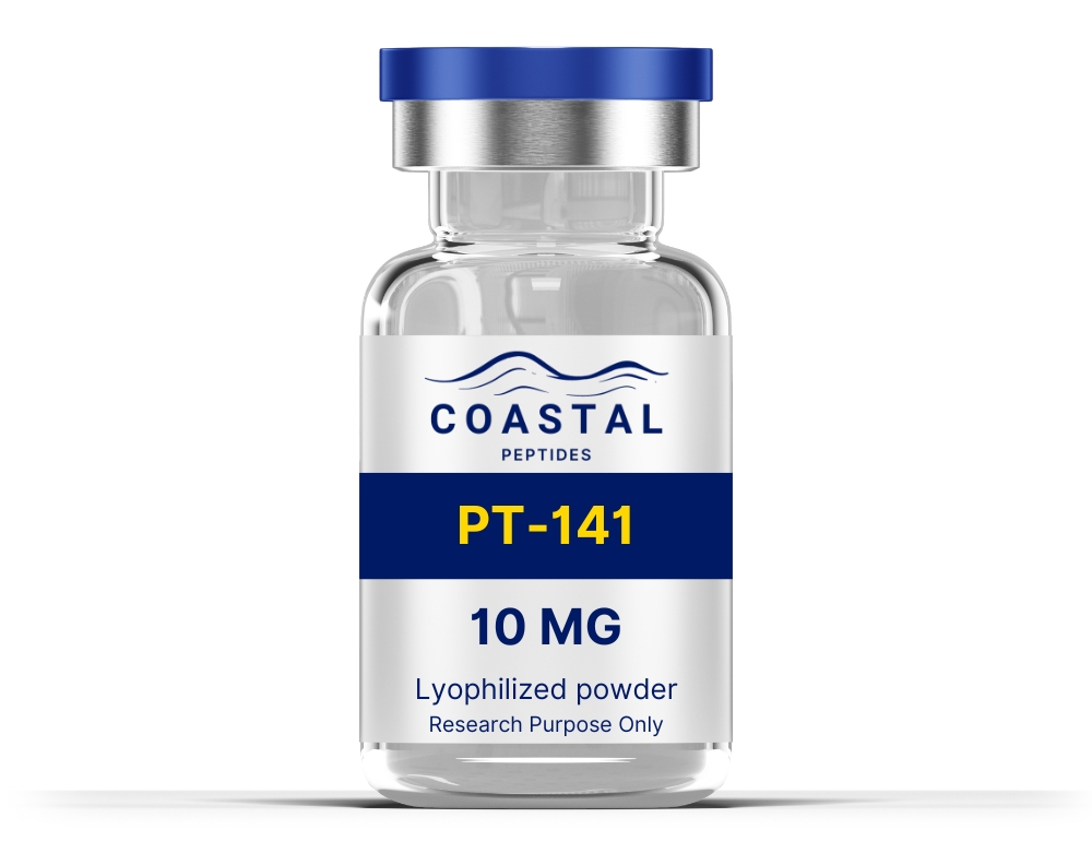 Coastal Peptides: PT-141 Peptide - 10mg