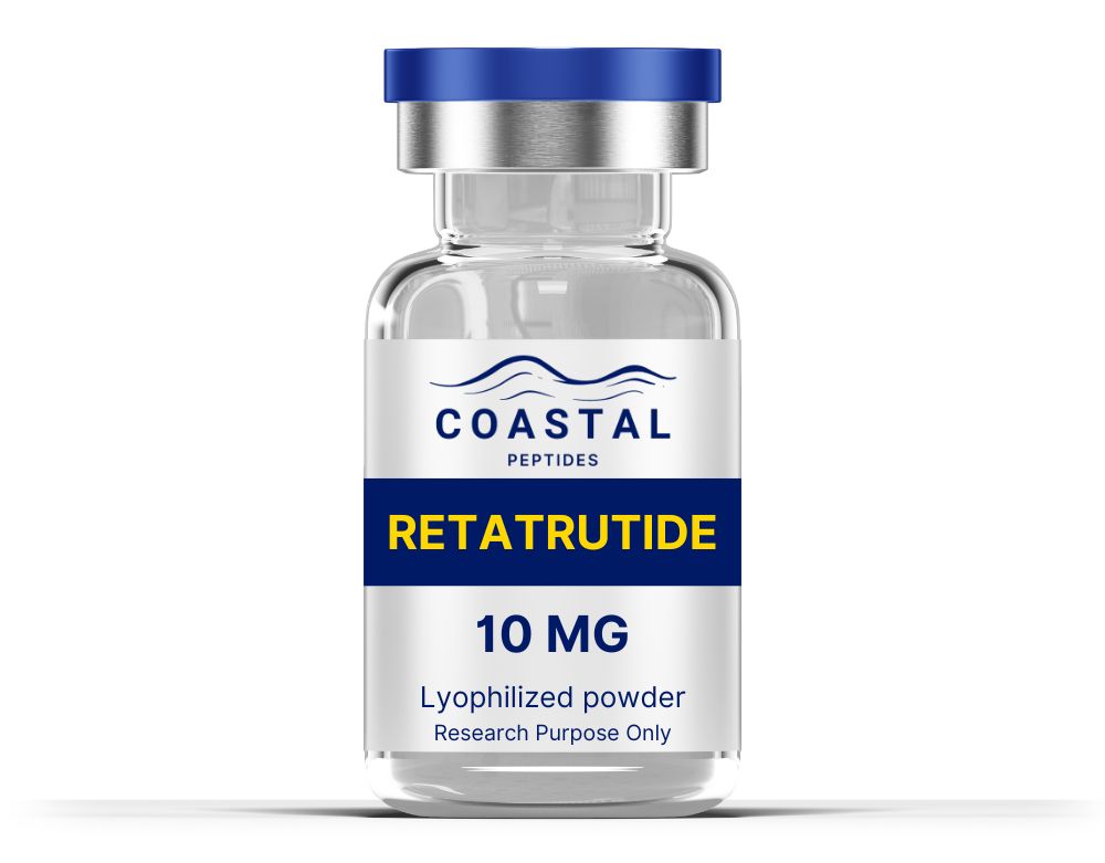 Coastal Peptides: Retatrutide Peptide - 10mg