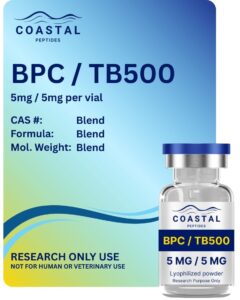 Coastal Peptides BPC-157 TB-500 5mg blend research peptide