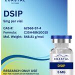 Coastal Peptides DSIP 5mg sleep peptide research vial