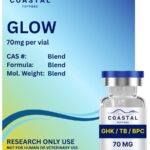 Coastal Peptides GLOW 70mg beauty & skin support research peptide