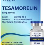 Coastal Peptides Tesamorelin 10mg growth hormone research peptide